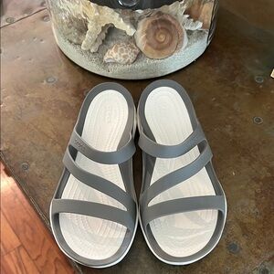 Crocs Swiftwater Women's Gray Sandals